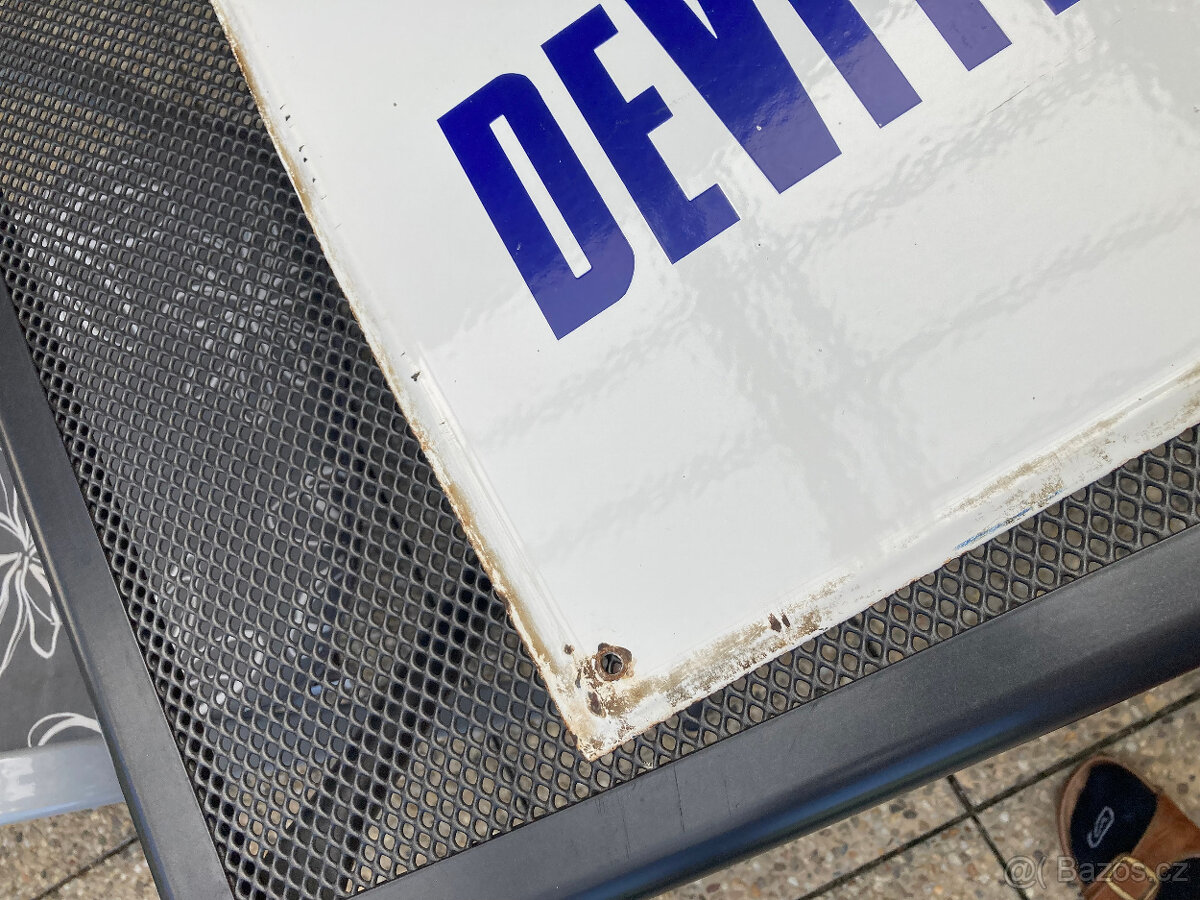 Cedule smaltovaná stará Základní devítiletá škola 1.000 kč - 5