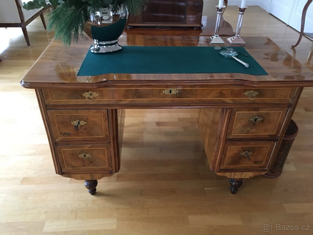 Starožitný psací stůl Biedermeier - 5