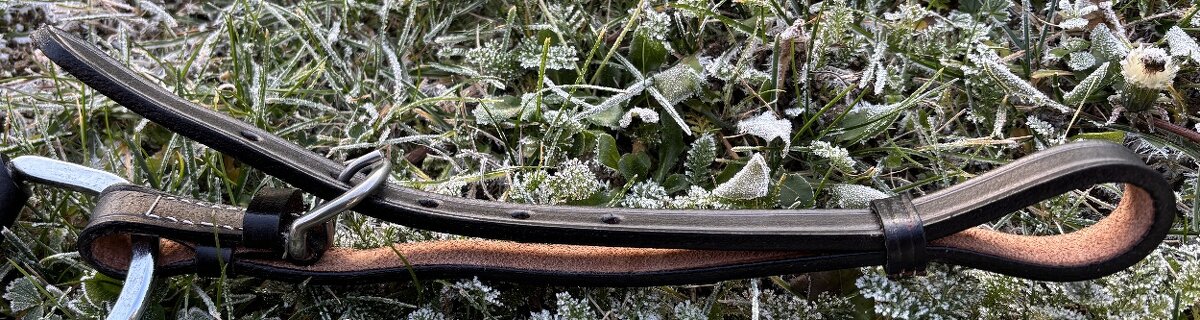 Westernový poprsník tmavě hnědý Basket - nekompletní - 5