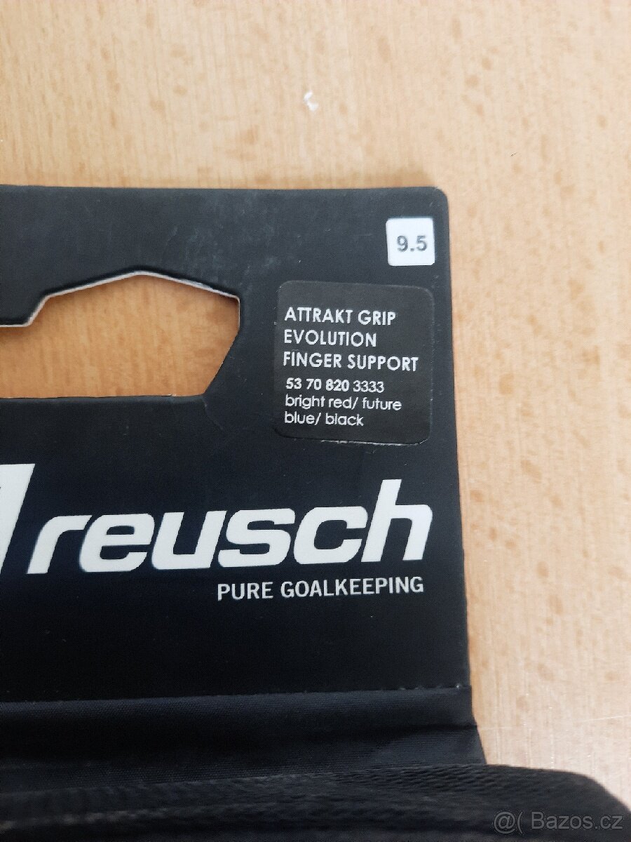 rukavice REUSCH attrakt grip evolution finger support 9,5 - 5