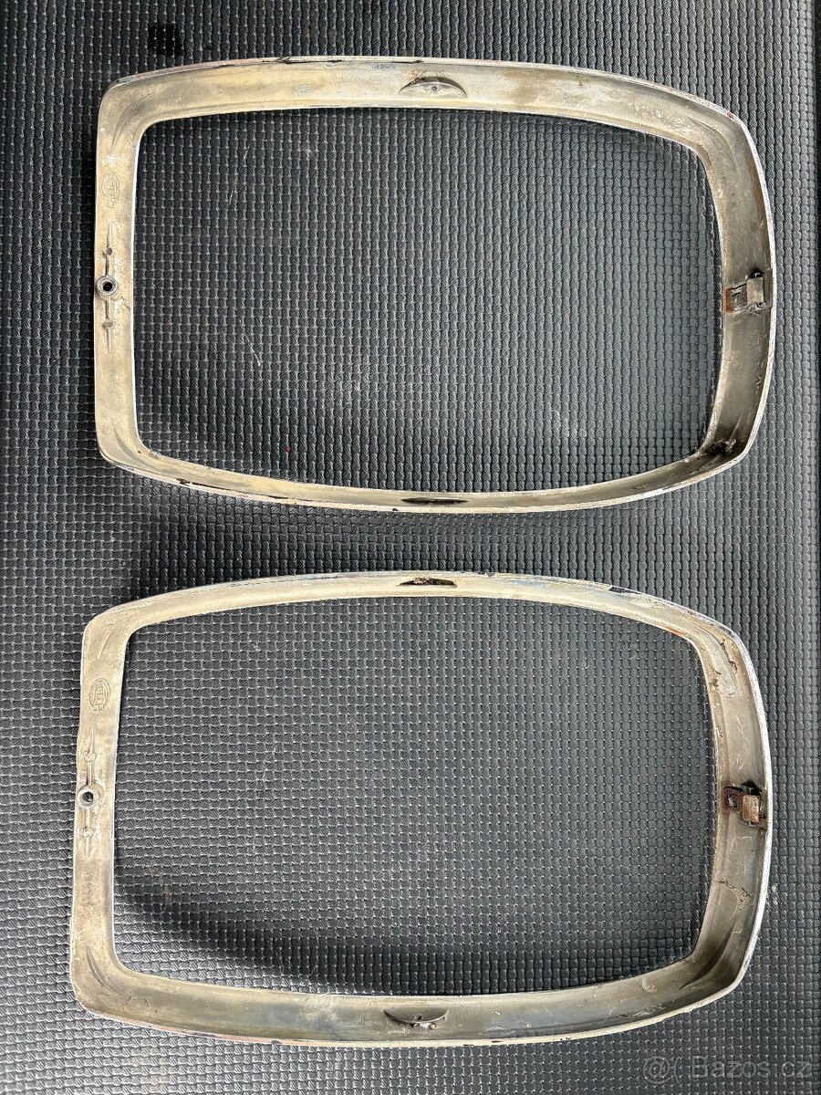 Mercedes W114/115 - světla a rámečky, těsnící gumy - 5