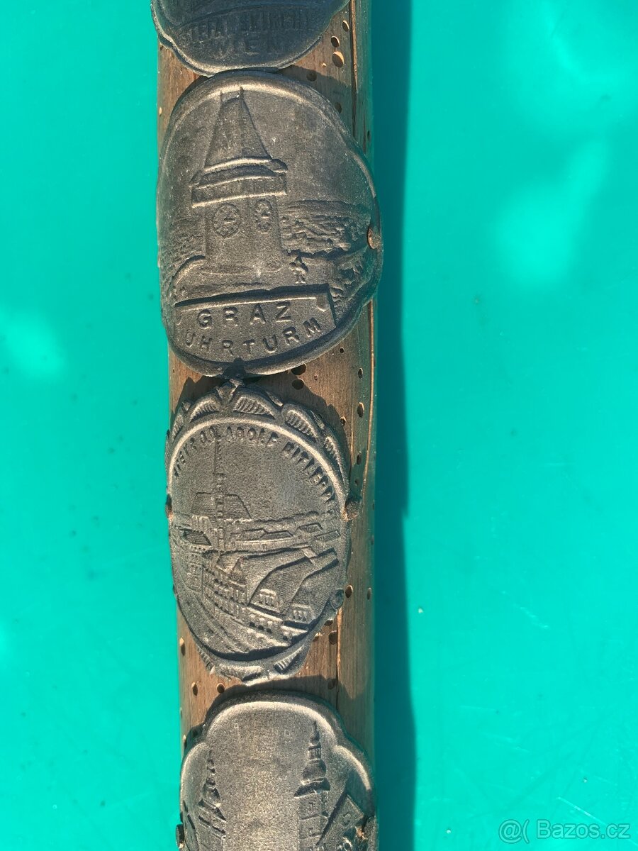 Prodám turistické známky z Německa 6 kusů na hůl - 5