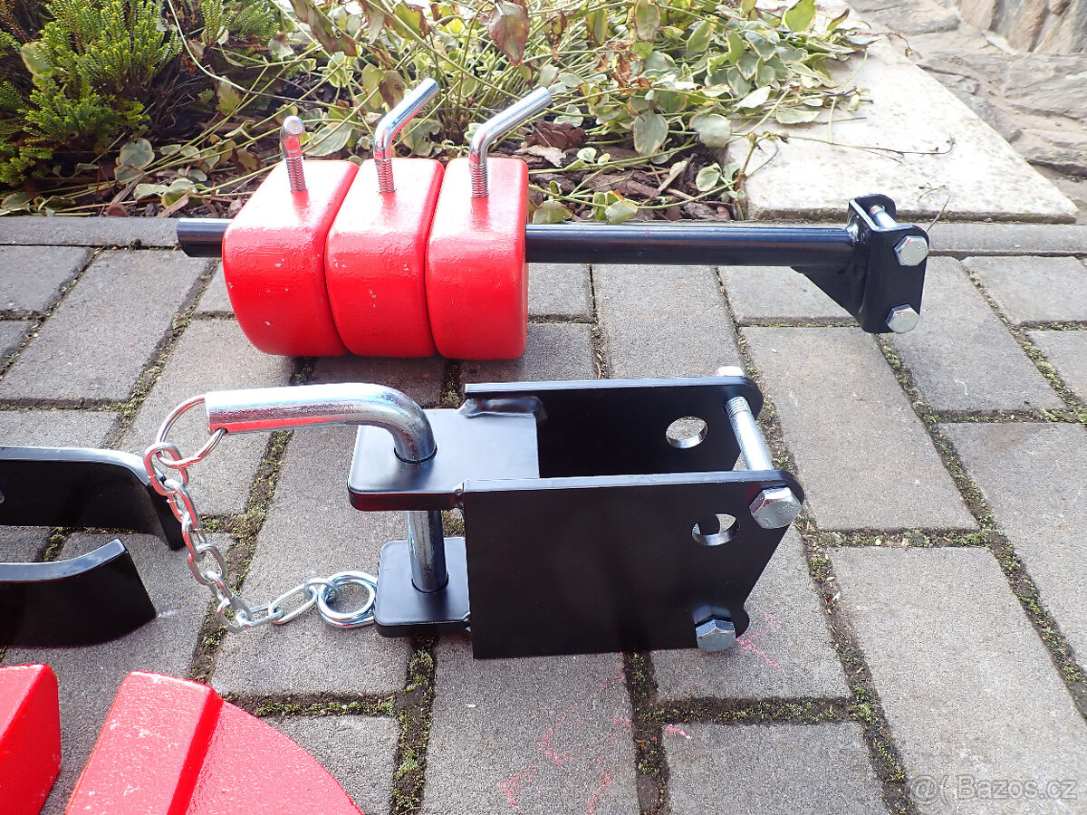 vari - NOVÉ závaží kol Global, závaží 33 kg, 5 kg + nosiče - 5