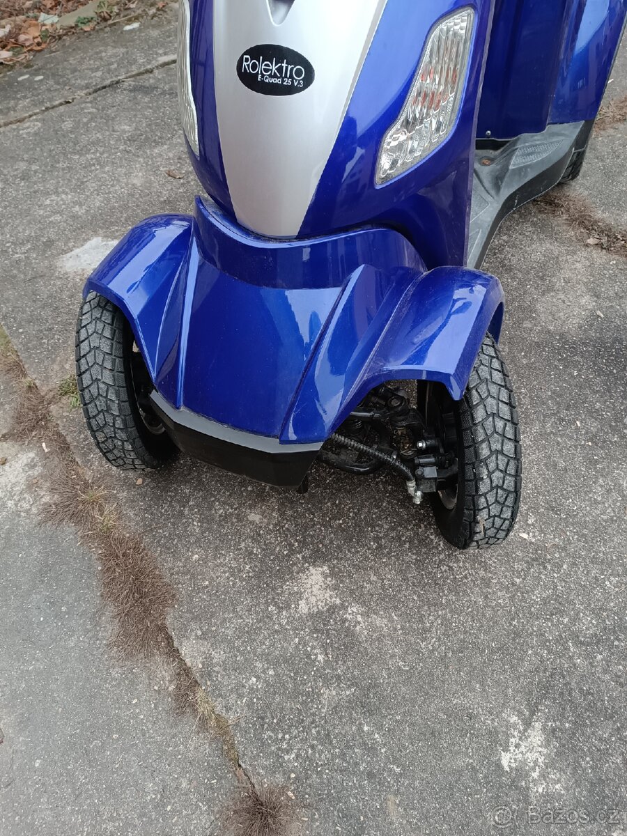 4 kolový elektrický vozík Rolektro pro seniory