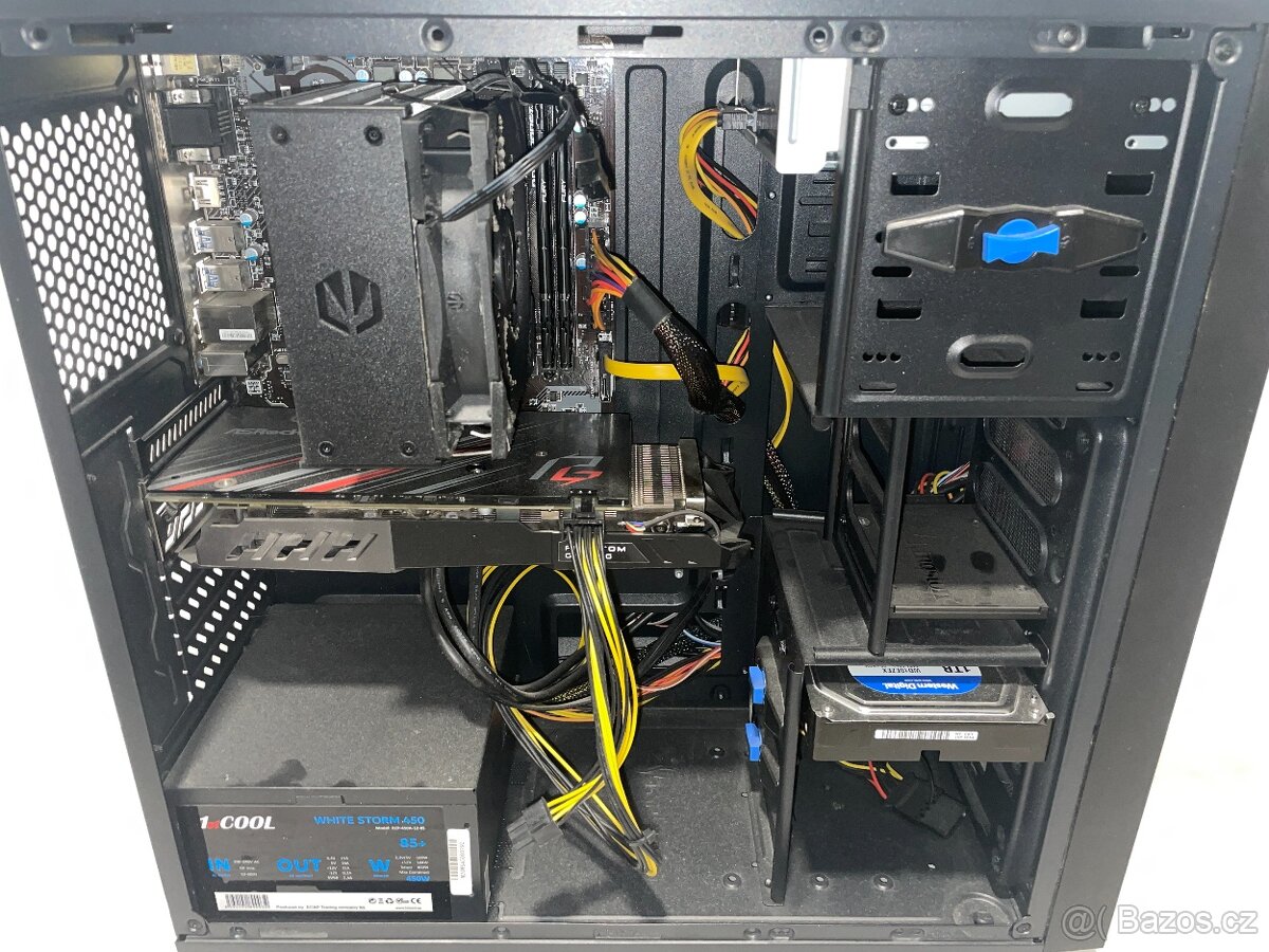 Herní PC ryzen 5 3400g, rx 590 8gb, 32gb ddr4 - 5