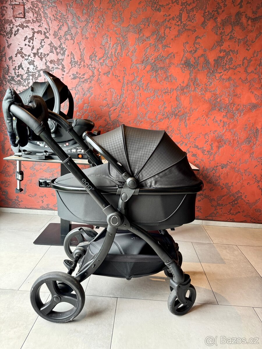 Kočárek EGG 3 – Houndstooth Black, 8v1, model 2024 - 5