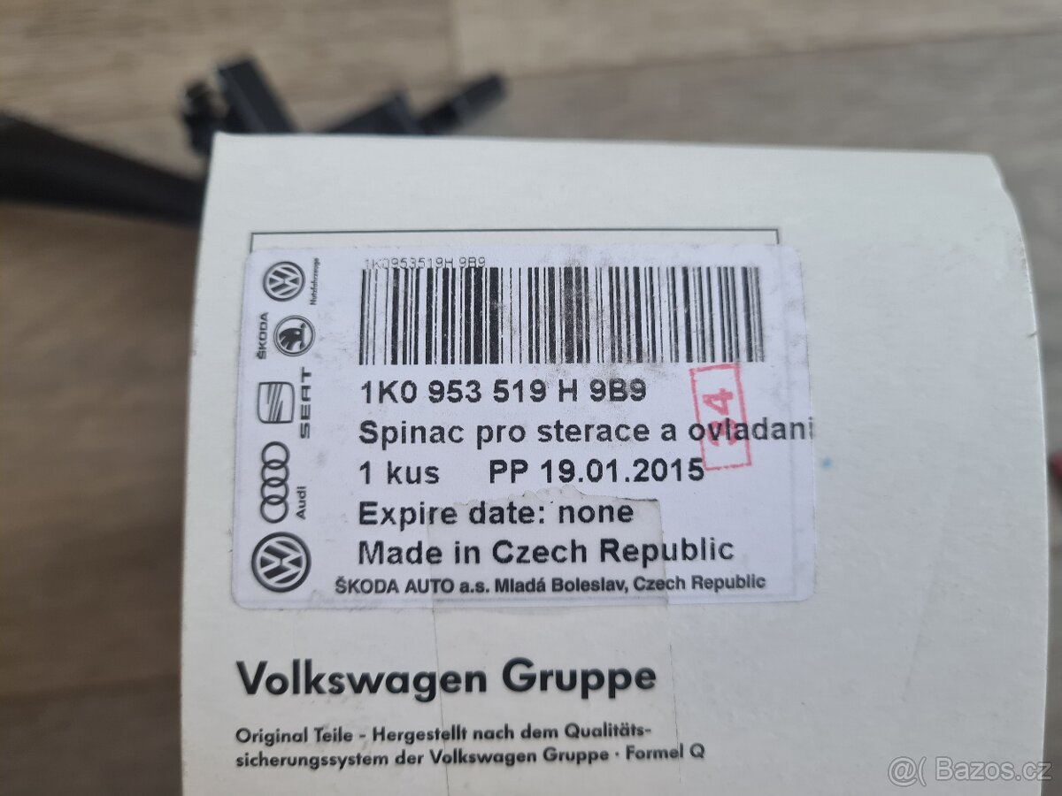 NOVÁ Pravá páčka stěračů Octavia, Superb, atd ORIG - 5