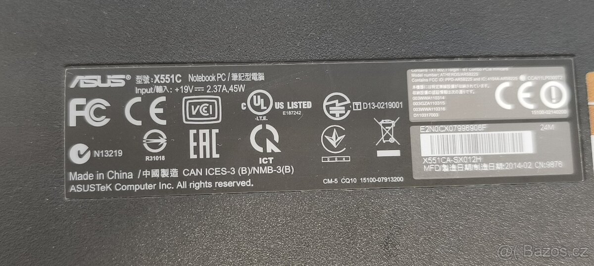 Notebook ASUS - 5