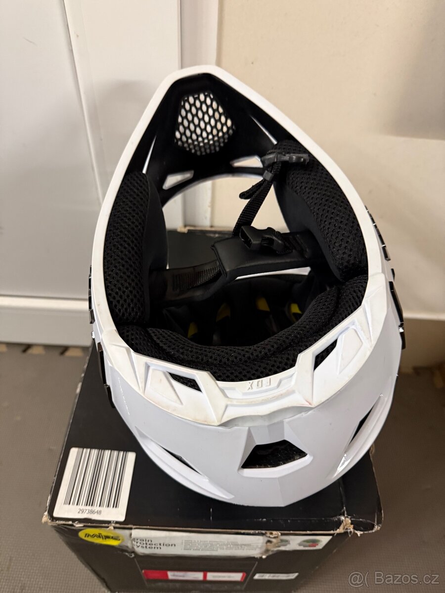 Fox Yth Rampage Helma, Ce White/White YL 51-52cm - 5