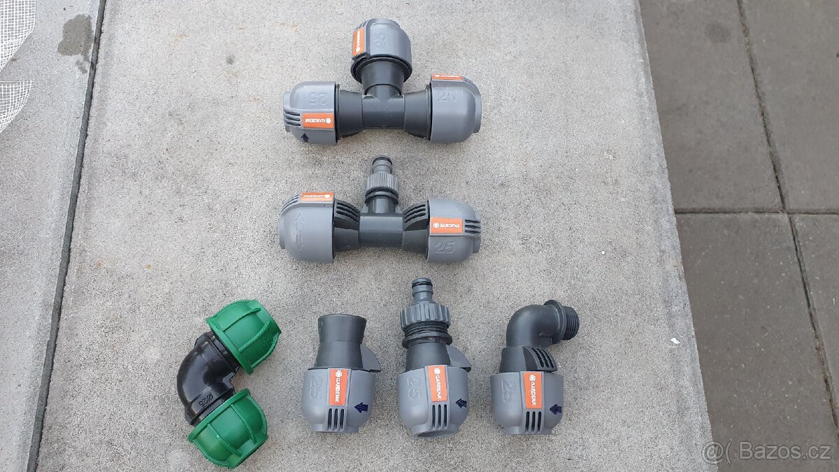 Zavlažovací hadice Gardena s příslušenstvím - starší systém - 5