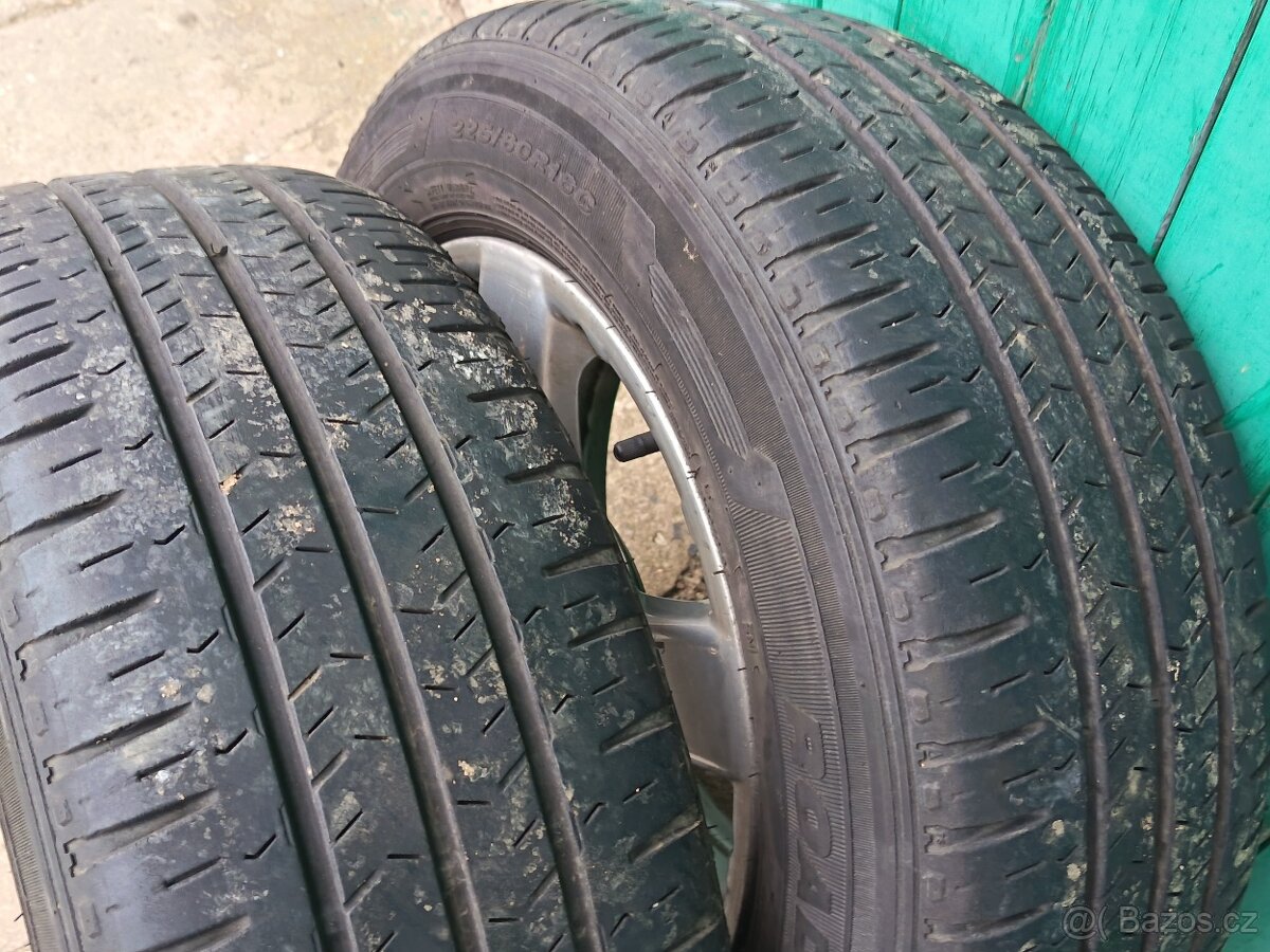 ALU kola 16, pneu 225/60 R16C - 5
