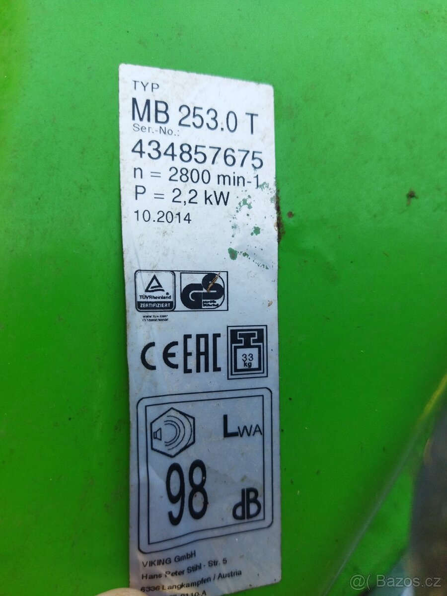 Sekačka Viking MB 253 T - 5