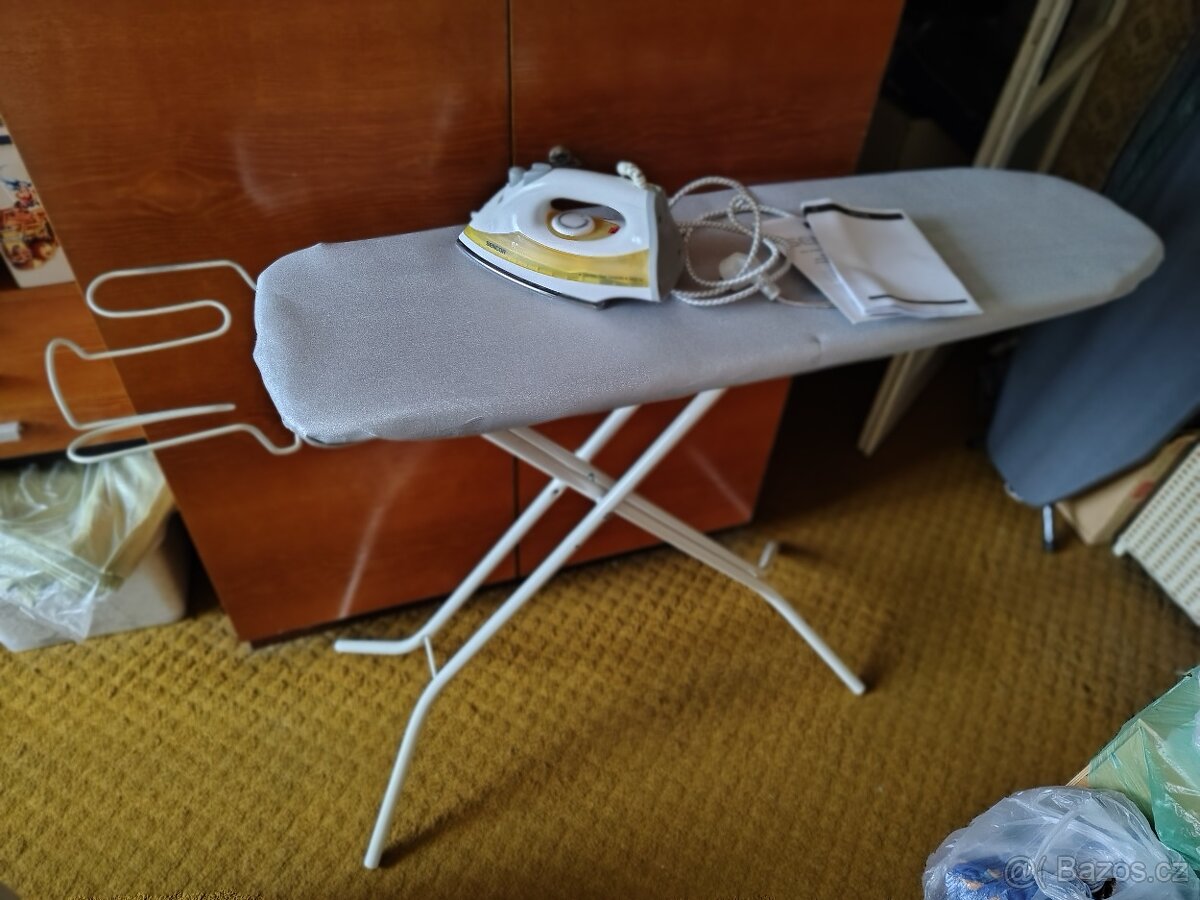 Nabízím žehlící prkno+žehlička - 5
