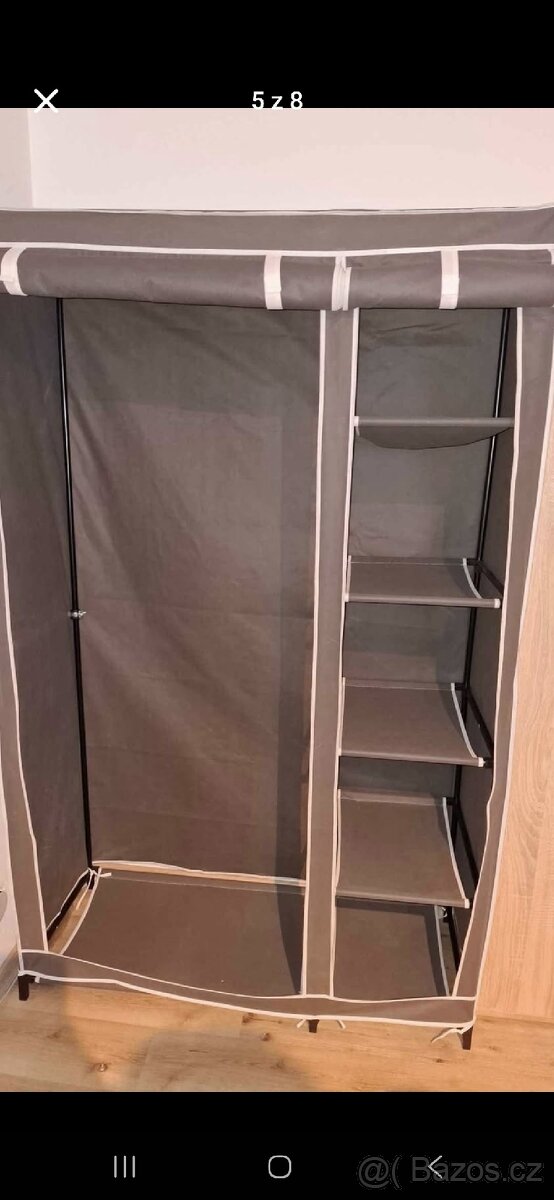 Látková šatní skříň - 5