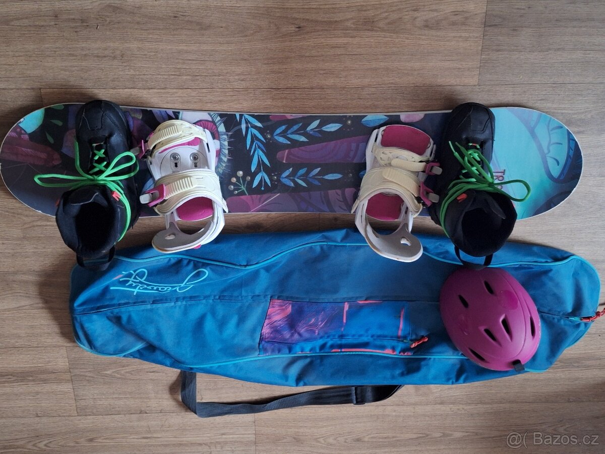 Dětský snowboard 116 včetně bot - 5