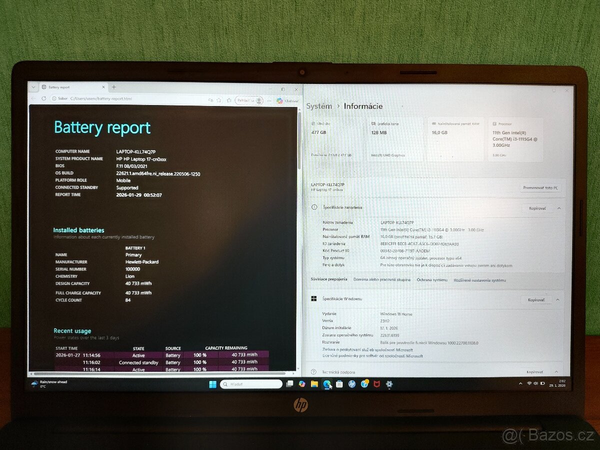 HP Laptop 17 i3 16GB 512GB - 5