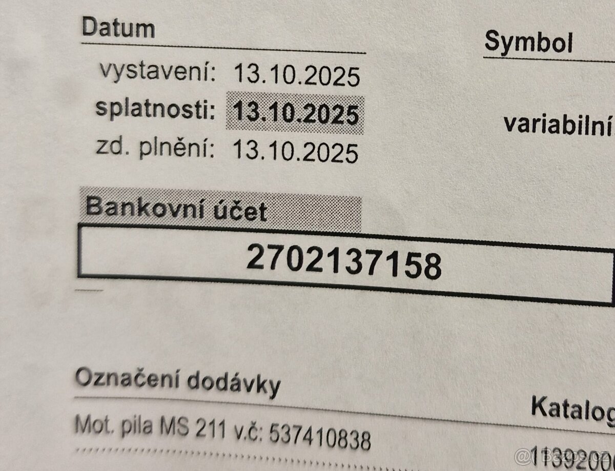 Prodám pilu Stihl 211 - 5