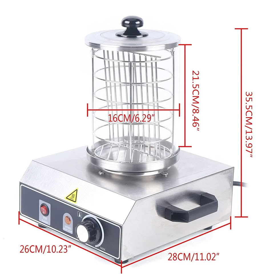 Profesionální elektrický ohřívač klobás - 5