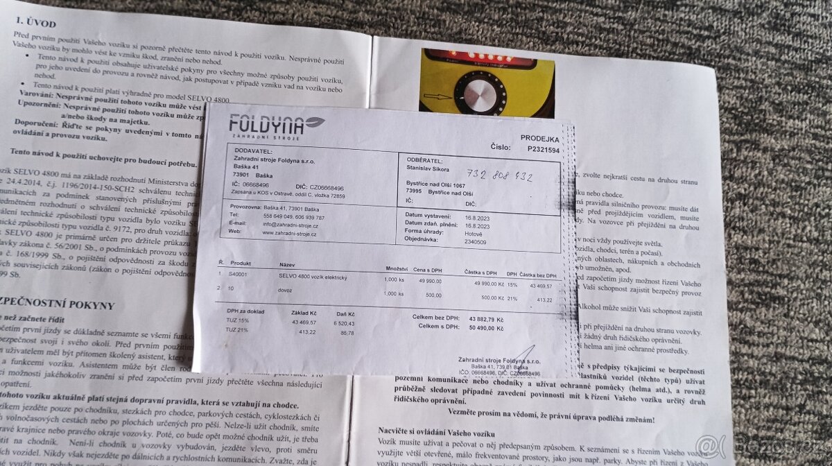 Vozík Selvo 4800 - 5