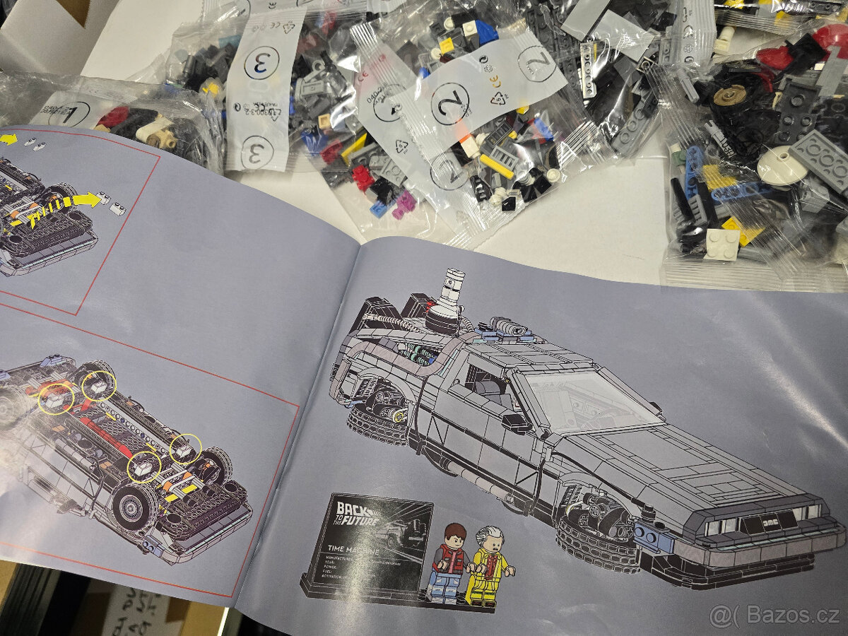 STAVEBNICE 10300 Stroj času z Návratu do budoucnos (náhrada) - 5