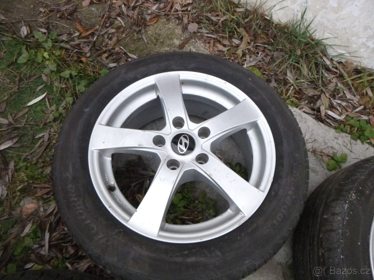 4x alu disk (5x114,3) letní pneu 205/55 r16 (7 mm) - 5