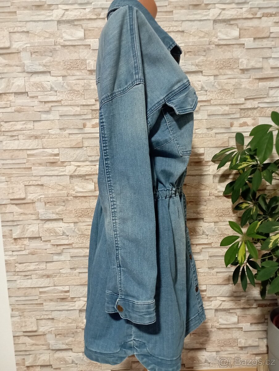 Džínový kabát Bonprix vel.50, Top stav - 5