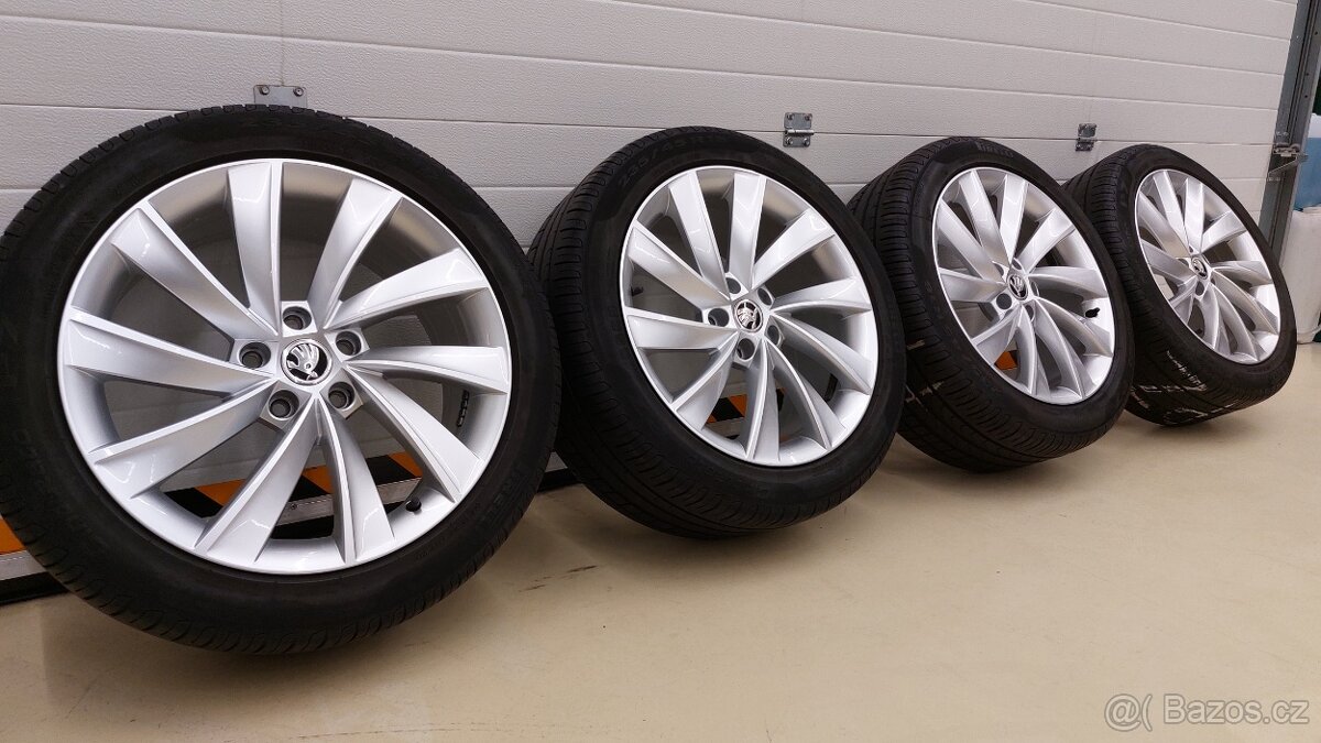 Alu kola 5x112 r18 Pegasus originál Škoda Superb III Faceli - 5