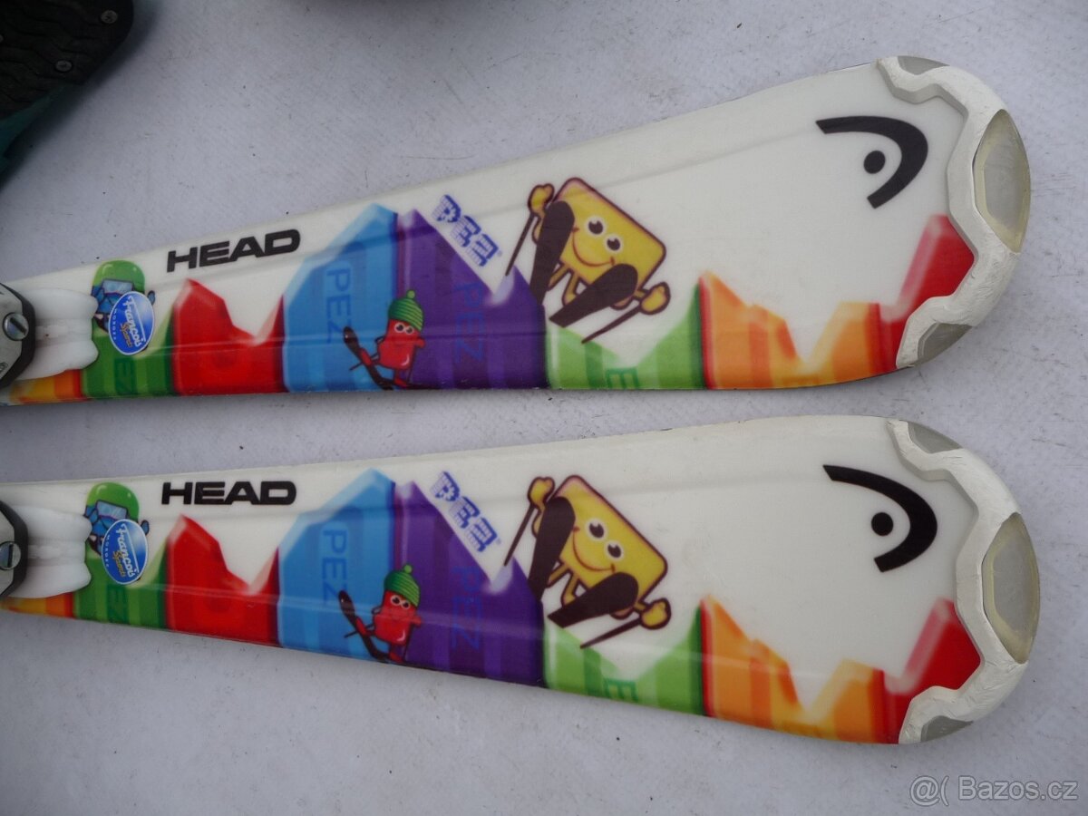 190. Detske lyže HEAD - 125cm + boty LANGE 35 eu + helma SET - 5