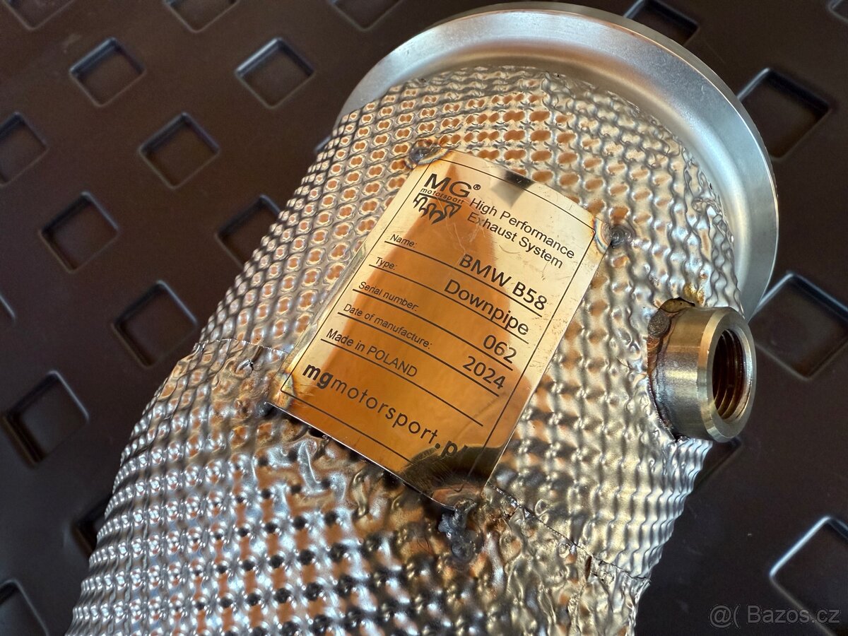 Downpipe s termickou ochranou BMW B58 - 5