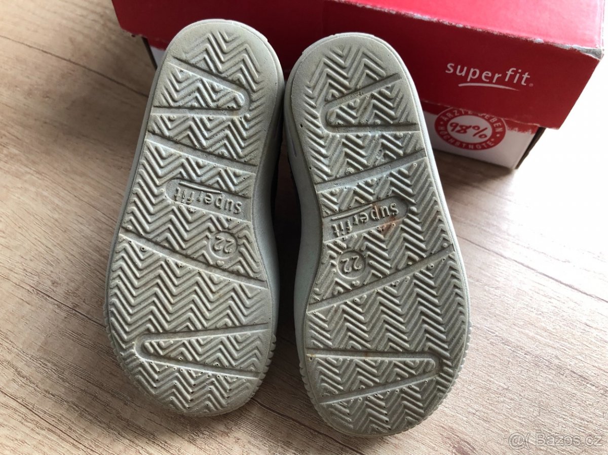 Celoroční kotníčková kožená obuv Superfit - 5