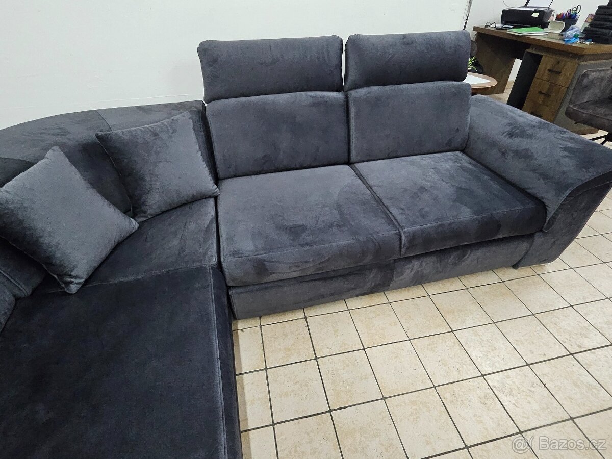 ROHOVÁ SEDACÍ SOUPRAVA - ROZKLÁDACÍ - 5