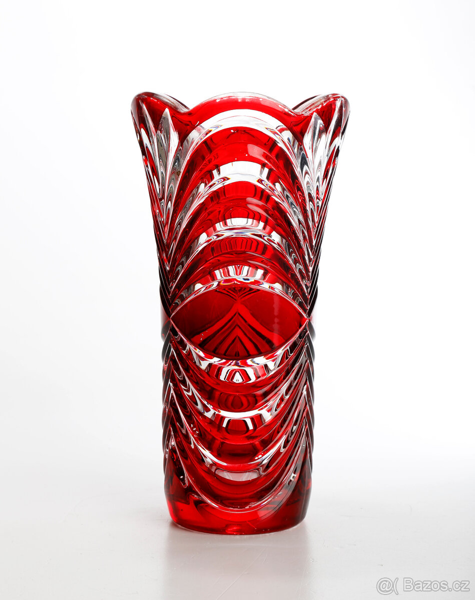 retro skleněná váza - 5