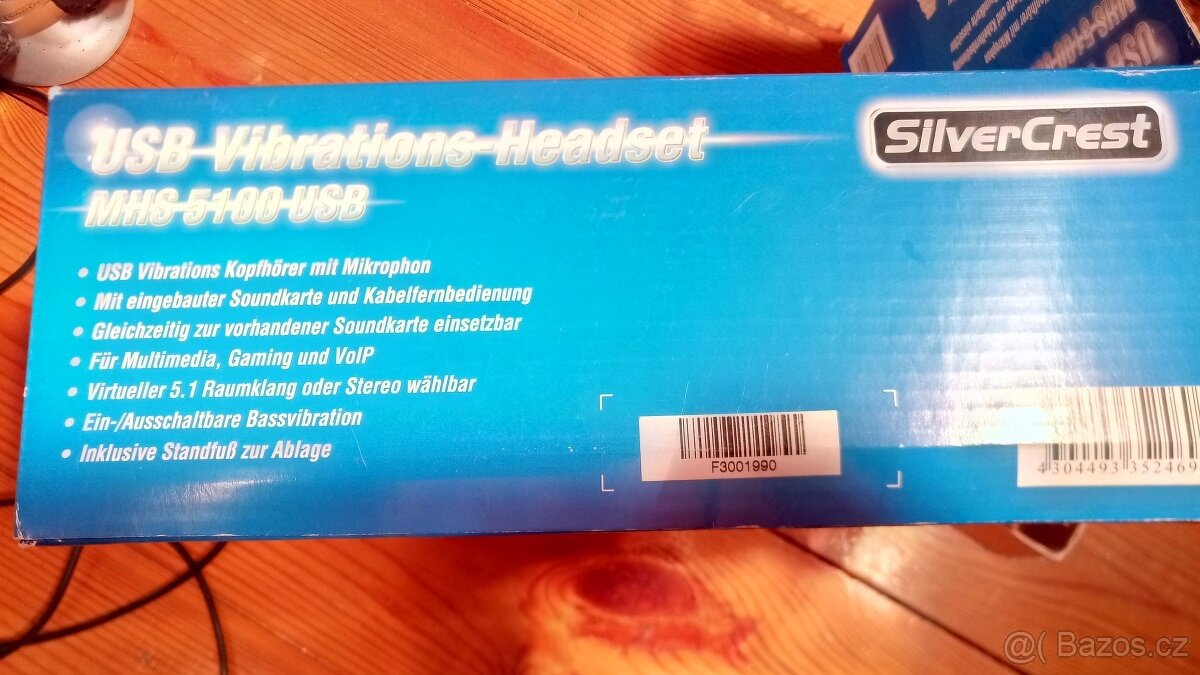 Prodám Sluchátka Silvercrest MHS 5100 USB - 5