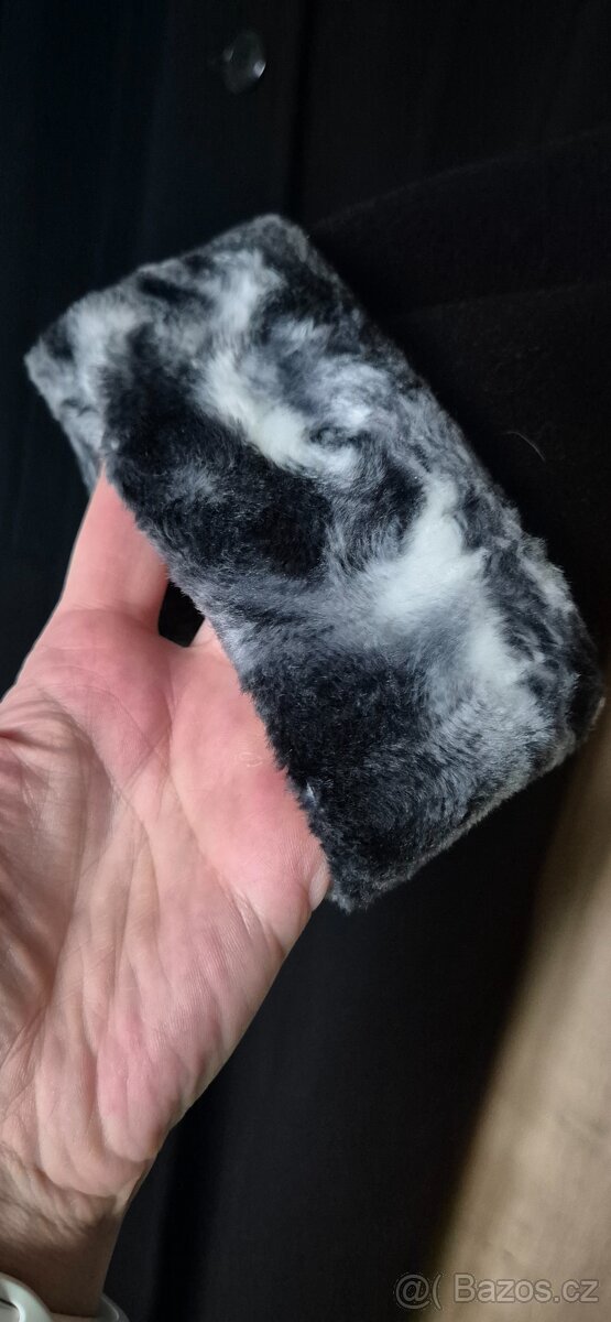 Dámský černý kabát - 5