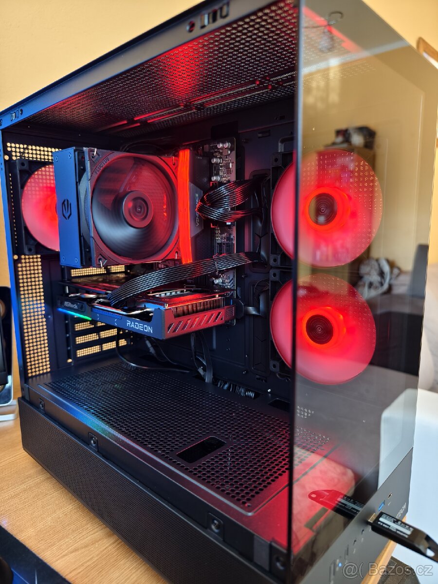 Nové herní PC ryzen 7600/32Ram/9060XT/1TBssd/win11 záruka - 5