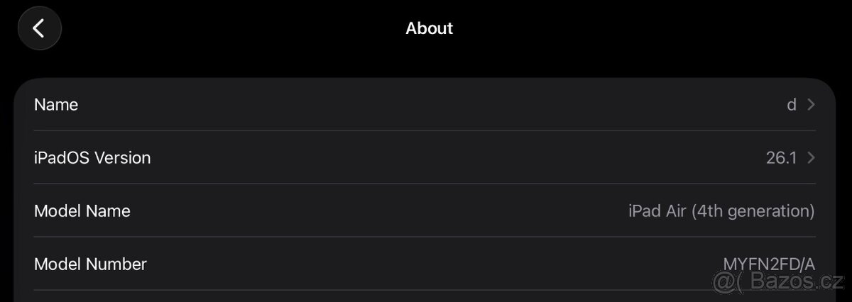iPad Air 4. generace - 5