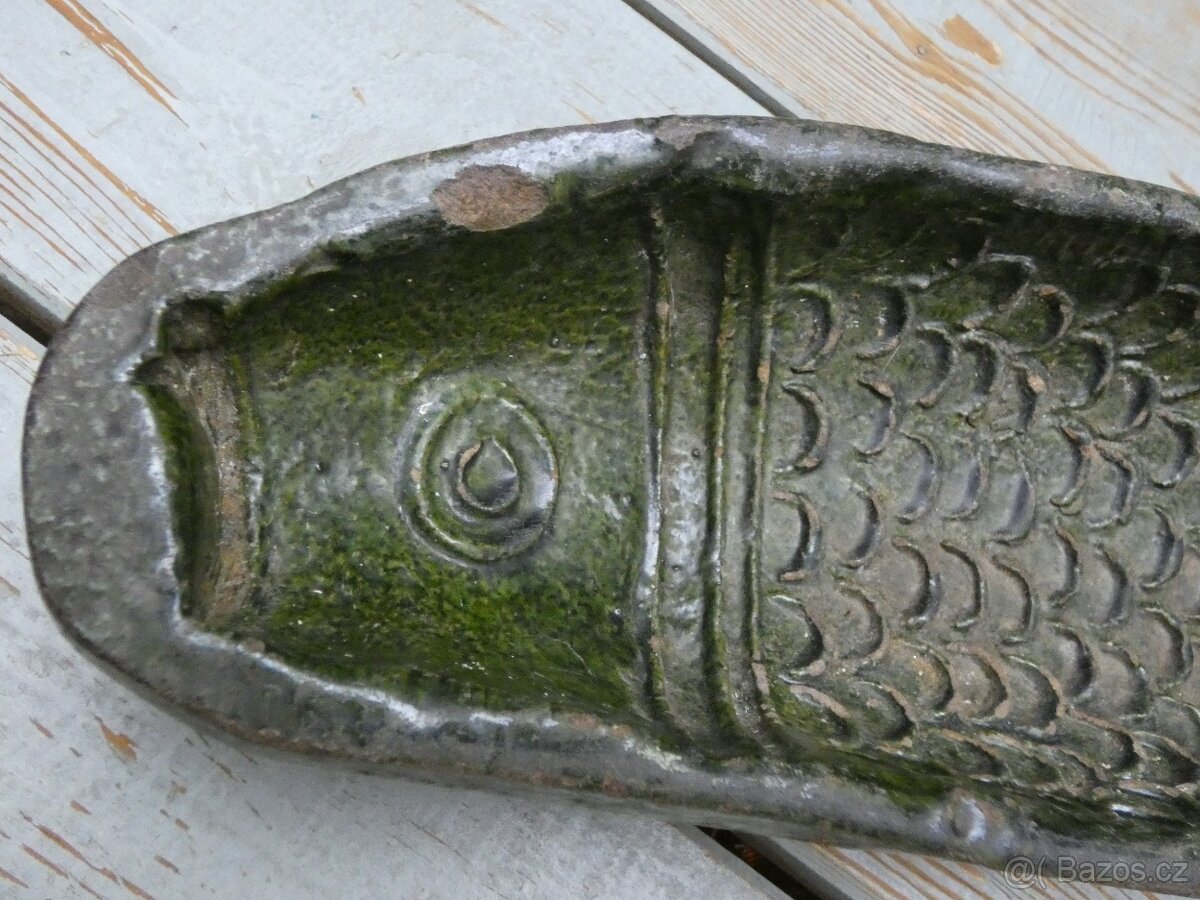 Velmi stará barokní keramická forma - 5