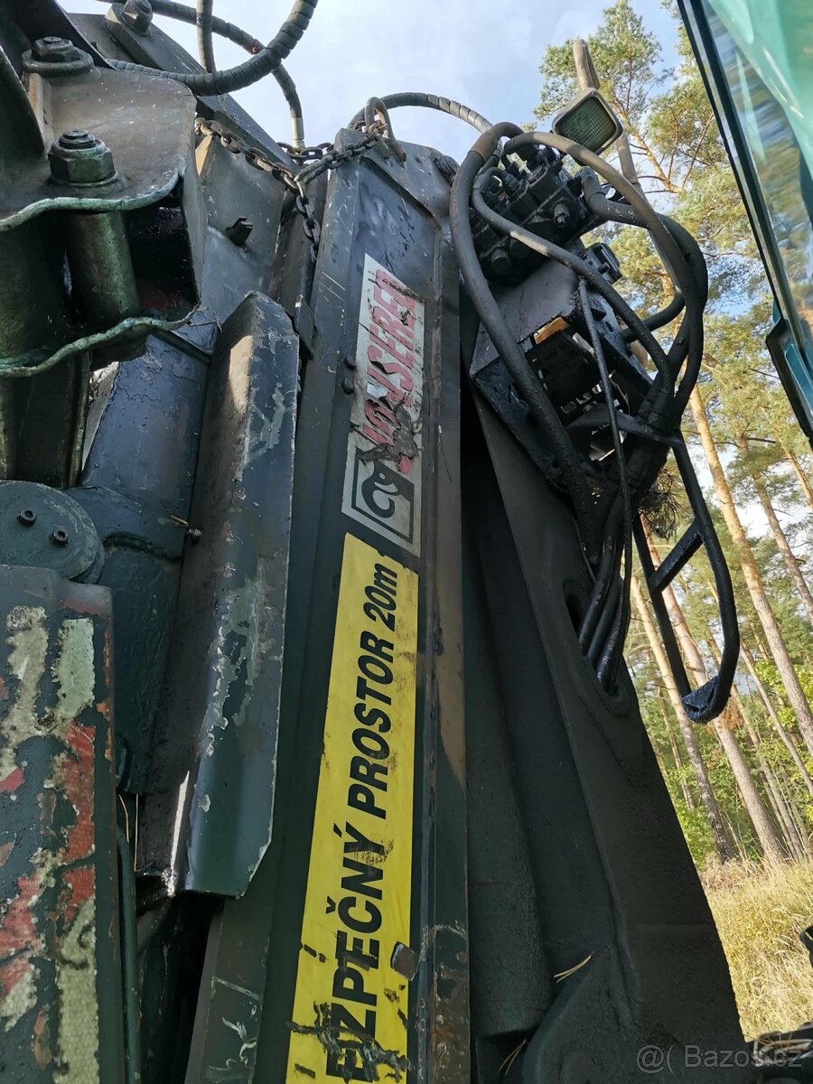 Hákový nosič Man tga + hydraulická ruka - 5