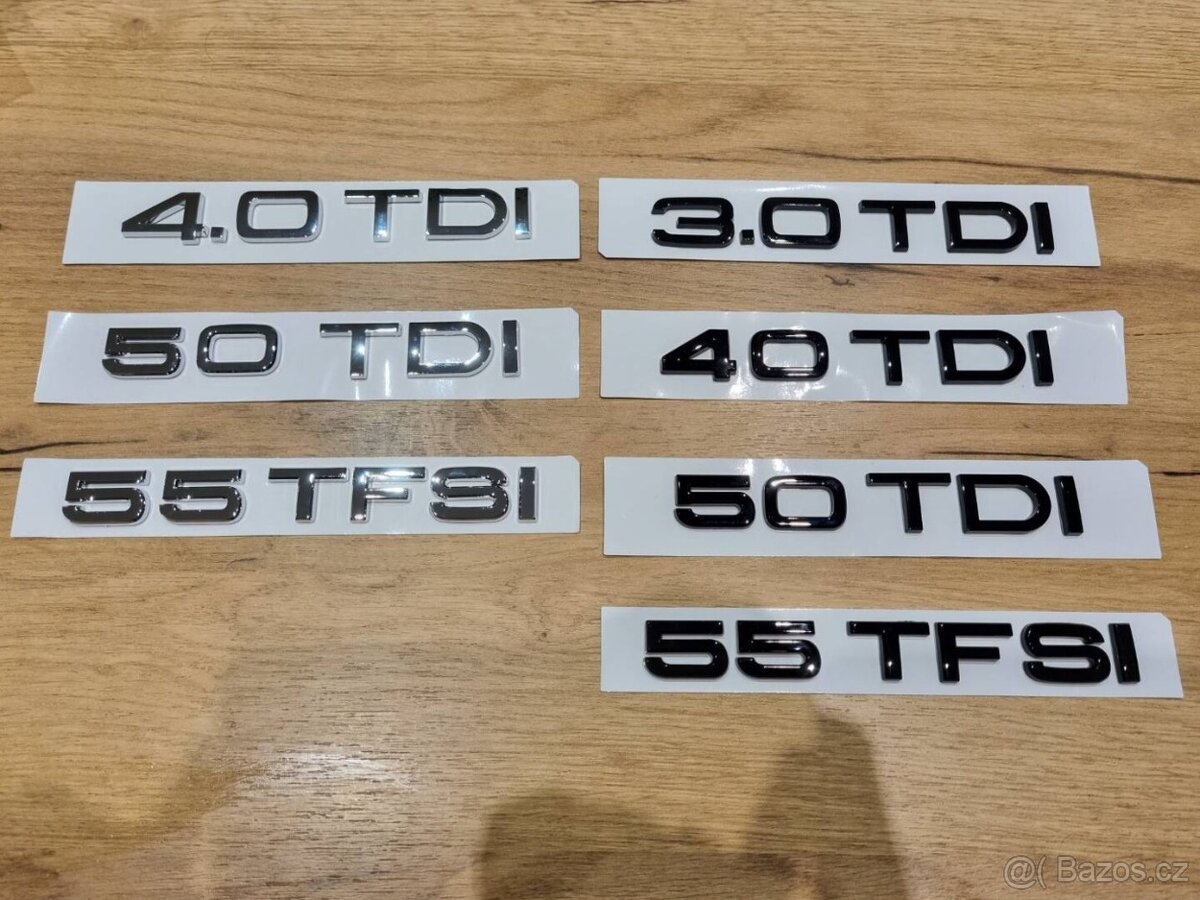 AUDI chromove znaky loga AUDI kruhy - 5