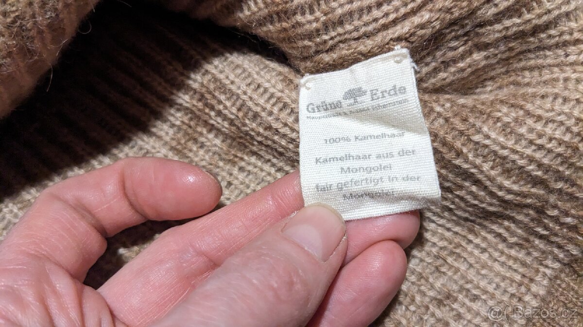 Svetr 100% camel velbloudí srst - 5