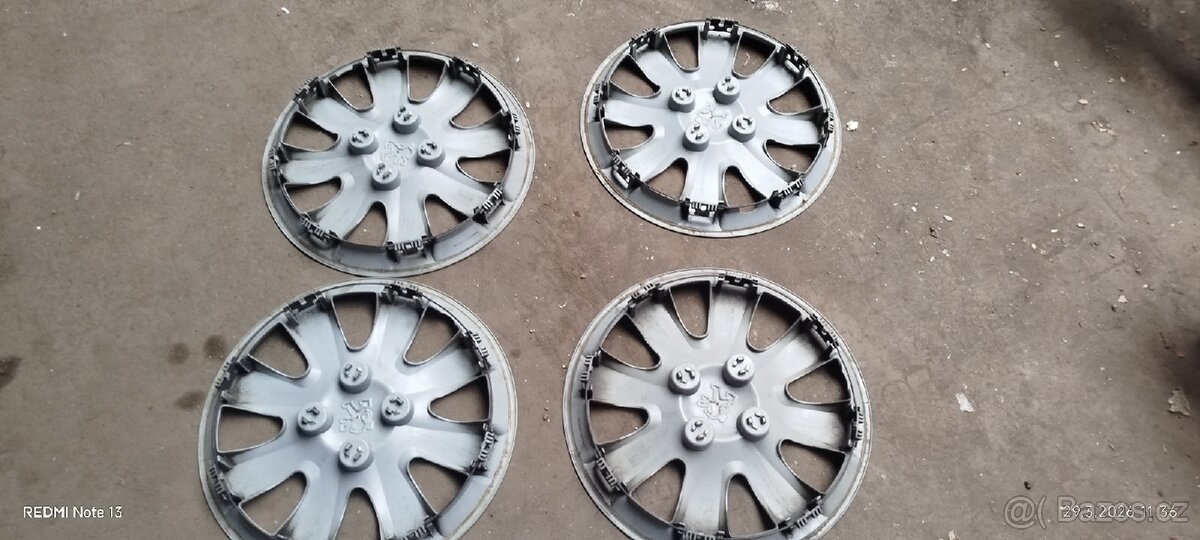 Poklice 15 Peugeot originální - 5