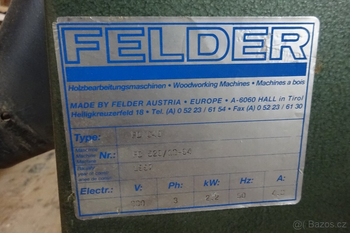 Prodám pásovou pilu FELDER - 5