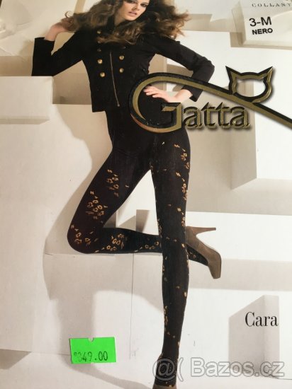 Bavlněné, silnější neprůhledné punčocháče Gatta. - 5