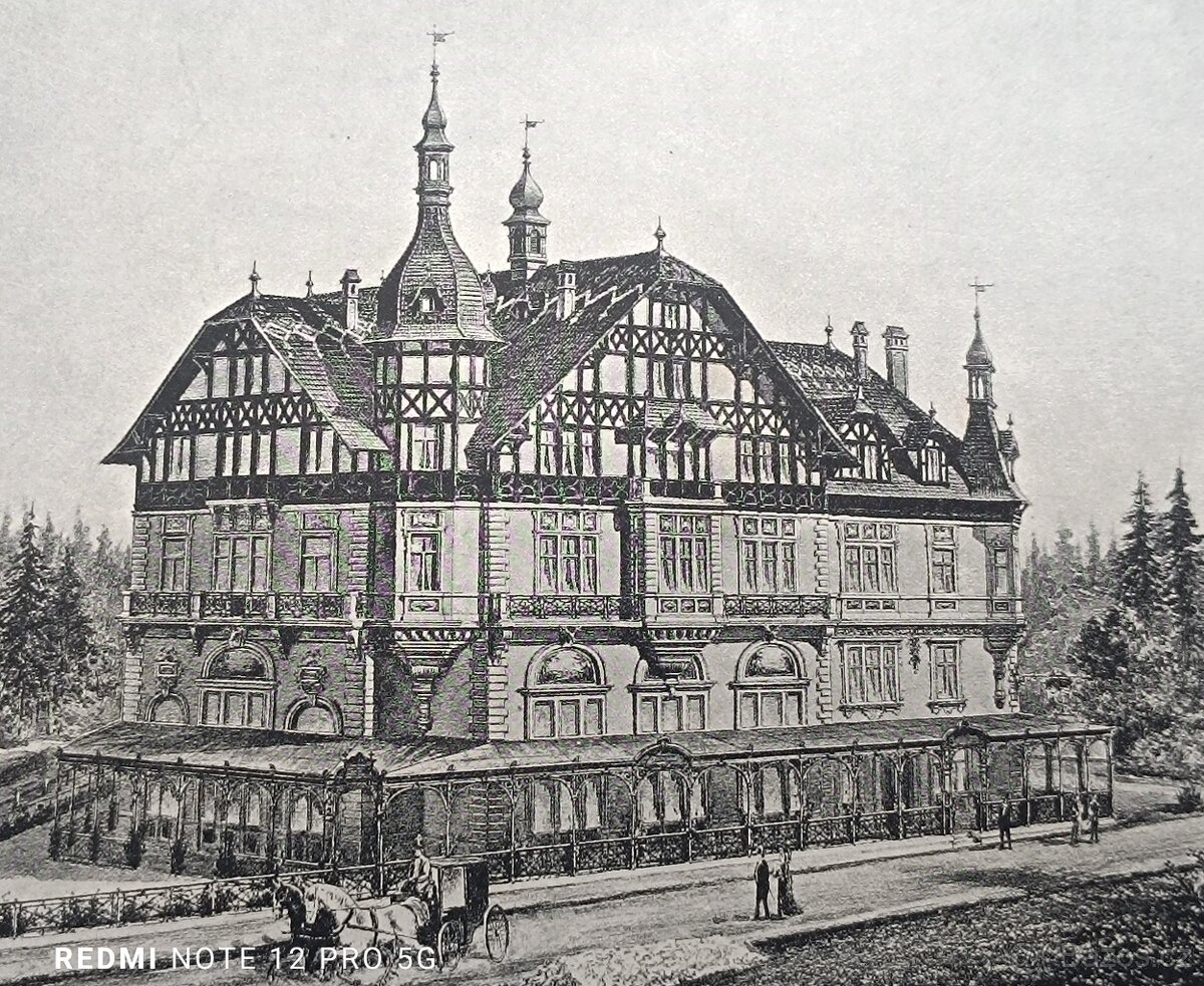 Originální litografické listy z „Der Architekt“ (1895 - 5