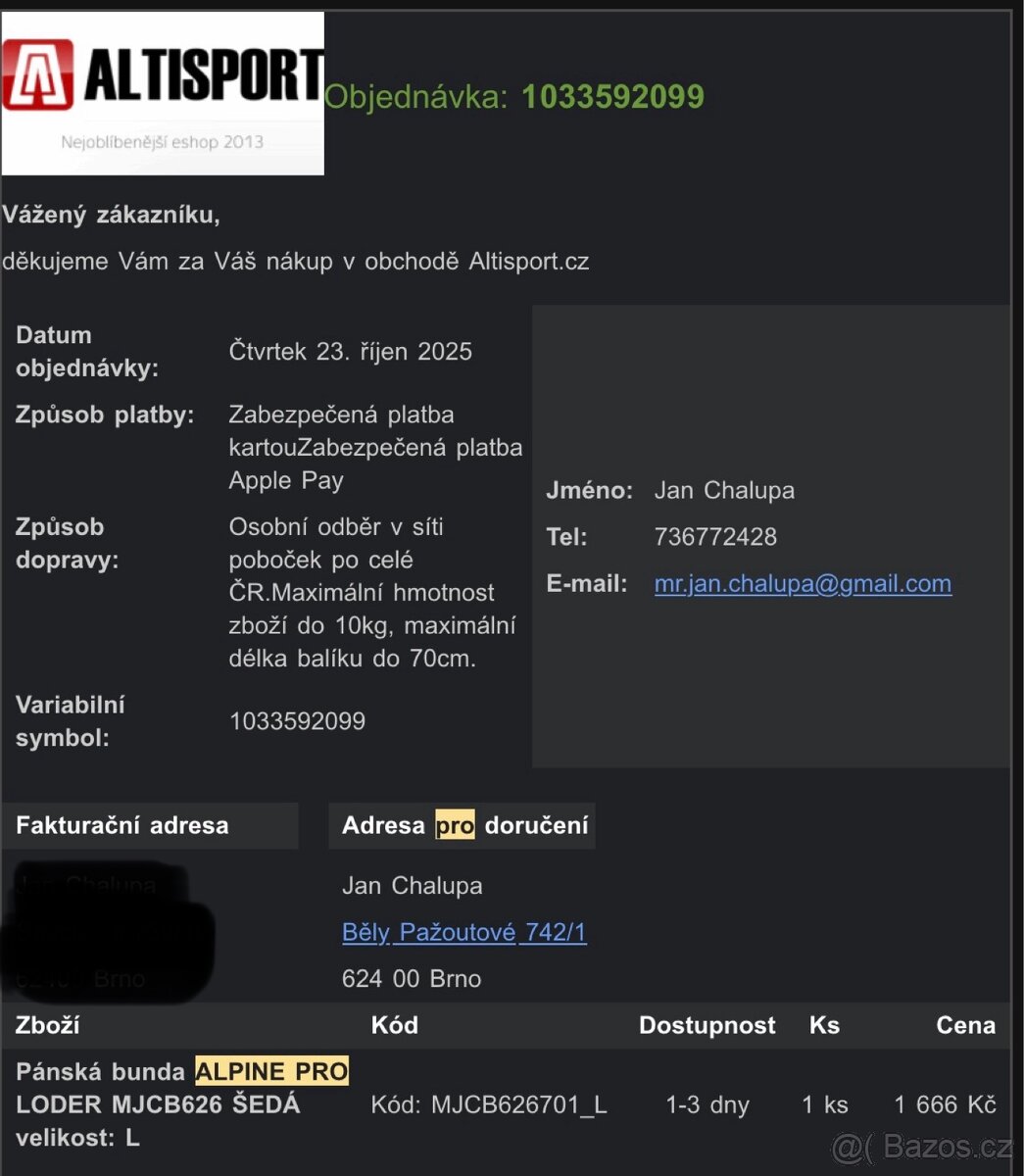 Pánská bunda ALPINE PRO LODER - nepoužitá - 5