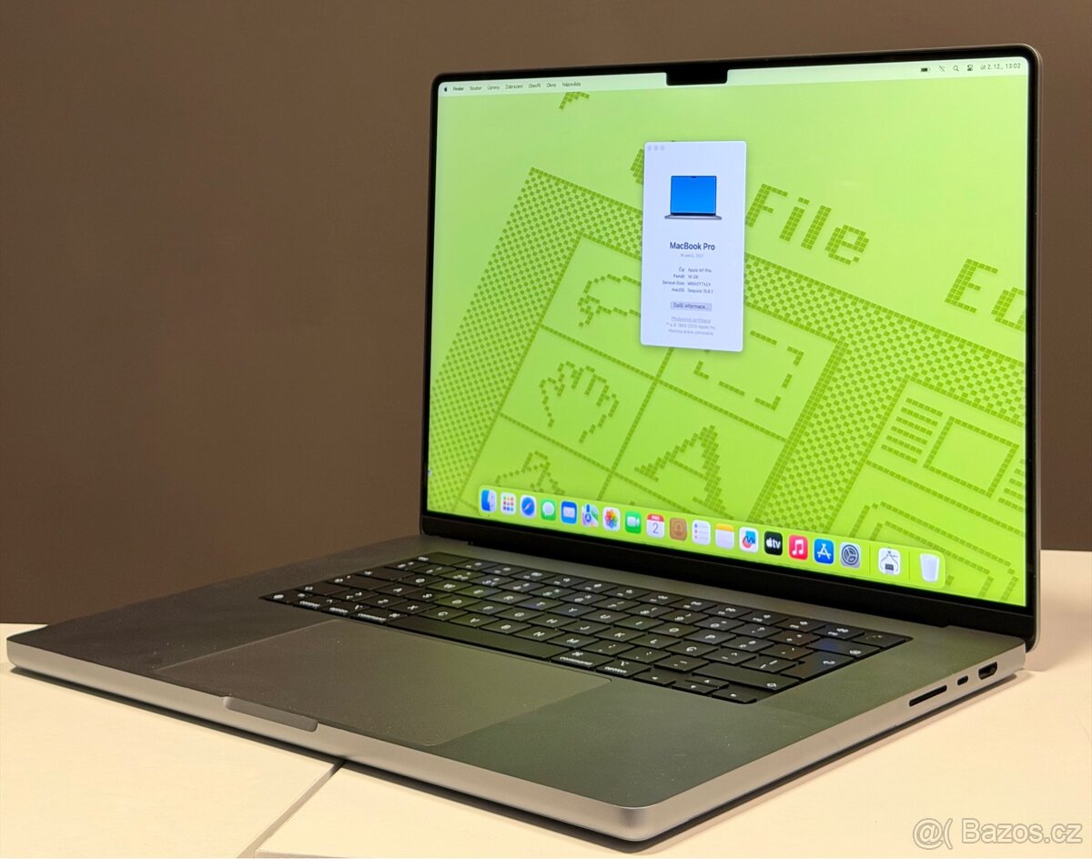 MacBook Pro 16” 2021 CTO /16GB RAM/512GB SSD/Záruka - 5
