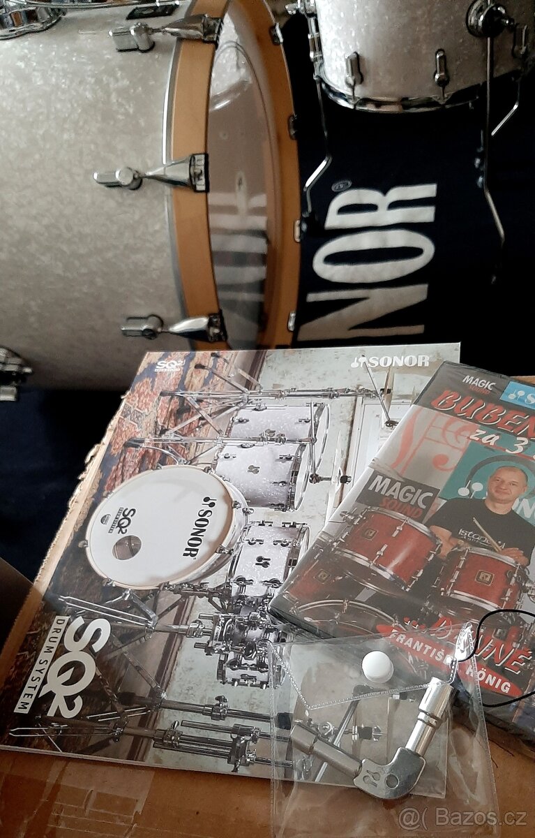 Prodám nové javorové bicí Sonor AQ2- Stage - 5
