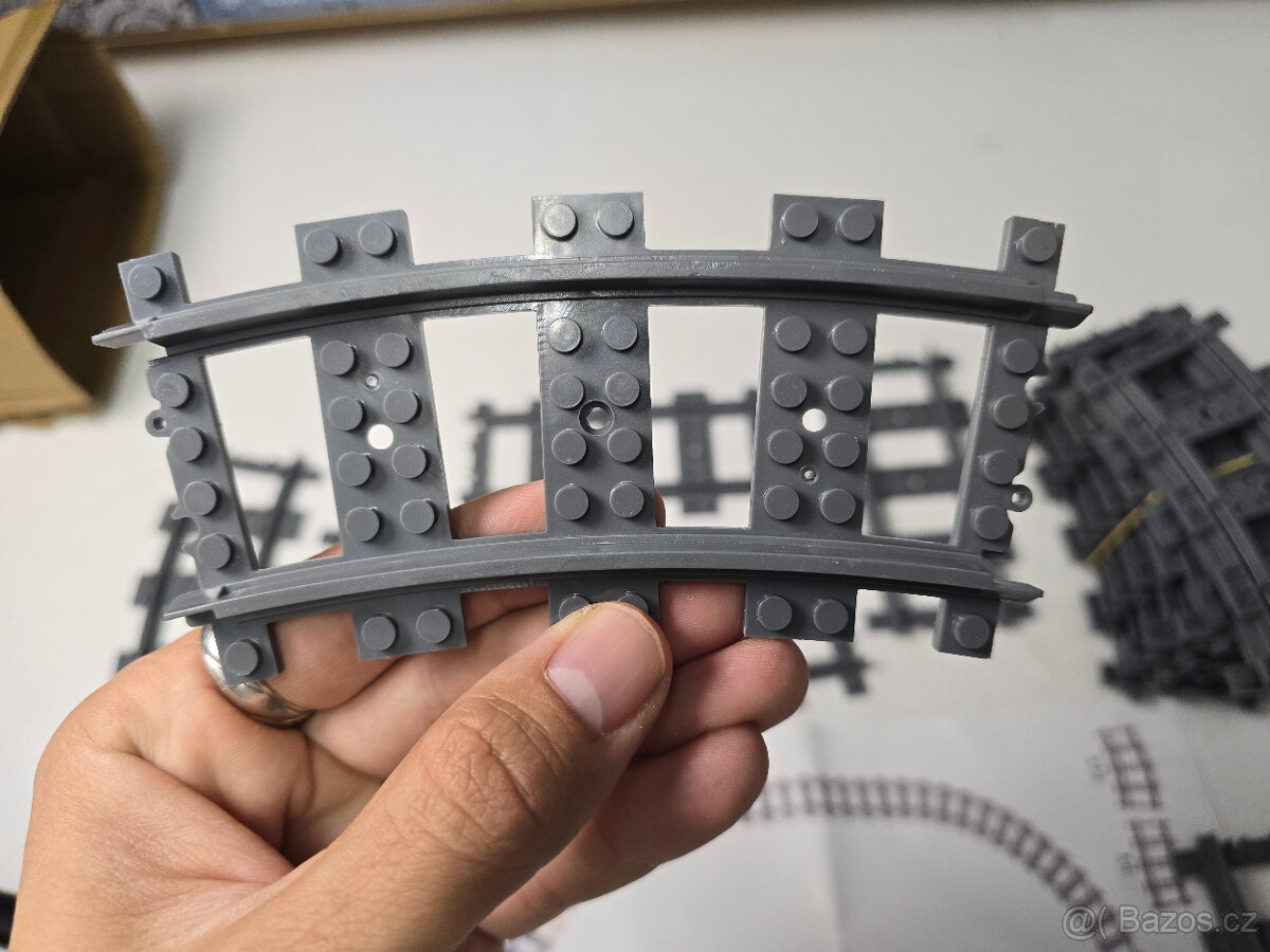 City koleje (náhrada) rovinky, zatáčky, vyhybky 78kusů - 5