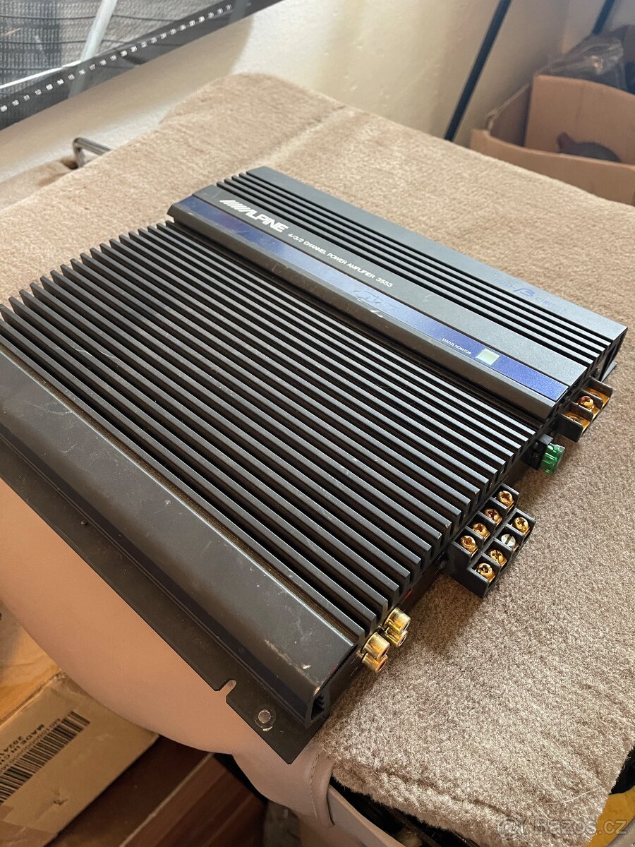 Zesilovač ALPINE 3553 + příslušenství - 5