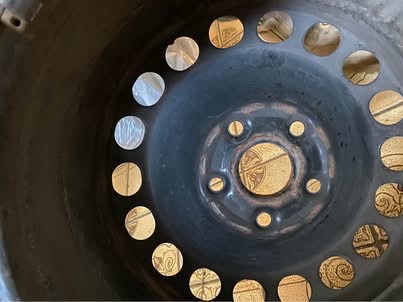 Plechová kola KOMPLET 4ks se zimní pneu 205/55 Nokian WR A3 - 5